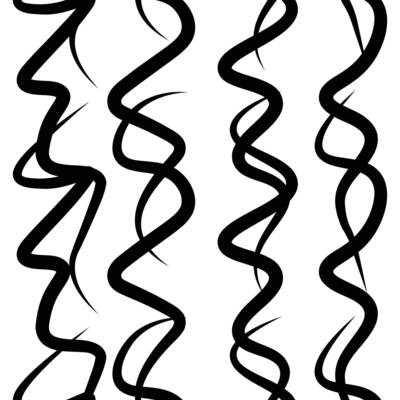 Vector seamless pattern with abstract hand-drawn elements. Black ink on white. Wallpaper, background, paper or textile print