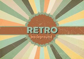 Old vector retro vintage lettering on sun rays background.Classic Vintage Retro Rays Background. Abstract retro,Sunbeam, geometric pattern,Funky Hippie,Classic Vintage Retro Rays Background.