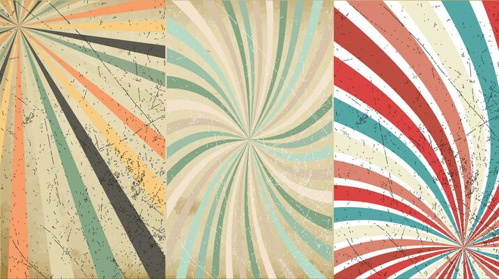 Line in style of 70s.Classic Vintage Retro Rays Background.Abstract retro,Sunbeam,geometric pattern, Funky Hippie,Classic Vintage Retro Rays Background.