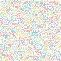 flat design vector line pattern element design