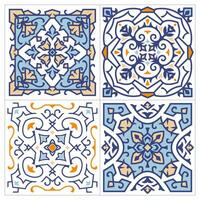 Vector ceramic tile pattern design