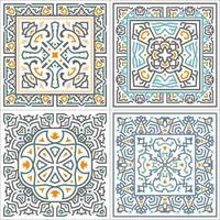 Vector ceramic tile pattern design