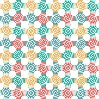 Vector seamless geometric circle background