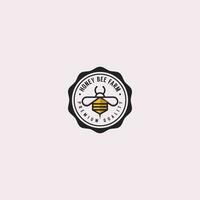 Honey Bee concepts logo vector graphic  design template