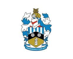 Huddersfield Town Club Logo Symbol Premier League Football Abstract Design Vector Illustration