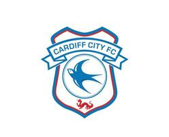 Cardiff City Club Logo Symbol Premier League Football Abstract Design Vector Illustration