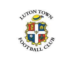 Luton Town Club Logo Symbol Premier League Football Abstract Design Vector Illustration