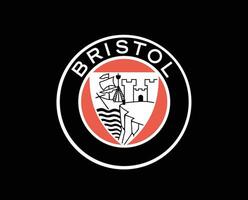 Bristol ciudad fc club logo símbolo primer ministro liga fútbol americano resumen diseño vector ilustración con negro antecedentes