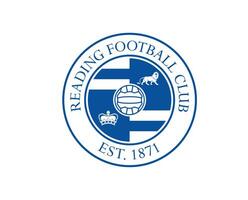 Reading FC Club Logo Symbol Blue Premier League Football Abstract Design Vector Illustration