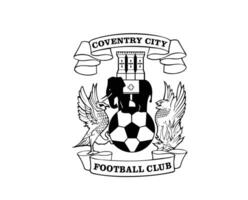 Coventry City Club Symbol Logo Black Premier League Football Abstract Design Vector Illustration