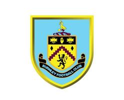 Burnley FC Club Logo Symbol Premier League Football Abstract Design Vector Illustration