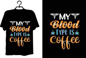 Coffee t shirt design vector