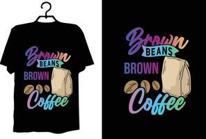 Coffee t shirt design vector