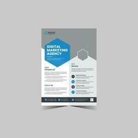 Corporate business flyer design vector
