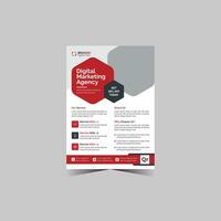 Corporate business flyer design vector