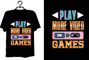 Game t shirt design vector