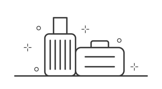 We are moving from one address to another address. Banner template with concept of delivery vector