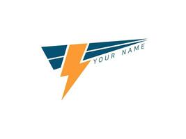 LIGHTNING LOGO WITH ABSTRACT STYLE vector