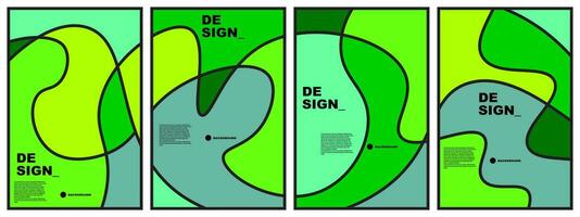 resumen plano antecedentes conjunto para bandera, póster, plantilla, diseño, volantes, folleto, etc vector