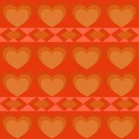 heart seamless pattern vector