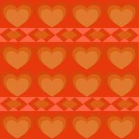 heart seamless pattern vector