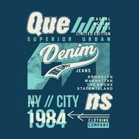 queens new york graphic, typography vector, t shirt design, illustration, good for casual style vector