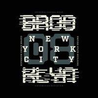 brooklyn typography graphic design, for t shirt prints, vector illustration