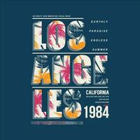 los angeles abstract graphic, typography vector, t shirt design illustration, good for ready print, and other use vector