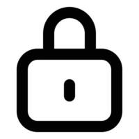 padlock lock icon vector
