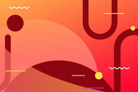 Abstract Colorful geometric background Liquid color background design Fluid shapes composition. vector