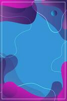 Abstract Digital Smooth gradient Portrait vector