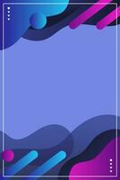 Abstract Digital Smooth gradient Portrait vector