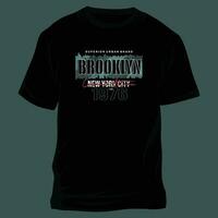 brooklyn lettering abstrac graphic, typography design, fashion t shirt, vector illustration