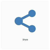 share and connection icon concept vector