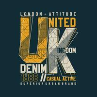 london united kingdom urban street, graphic design, typography vector illustration, modern style, for print t shirt