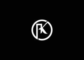 Ak letter logo design vector template. AK Alphabets Letters Logo Monogram. AK Circle Logo design
