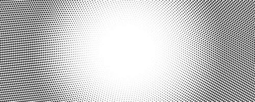 Dotted background. Abstracr halftone concentric pattern. Gradient mosaic radial texture. Vector