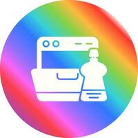 Washing Dishes Vector Icon