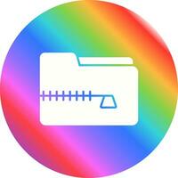 Zip File Vector Icon