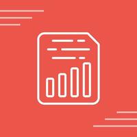 Document Insert Chart Vector Icon