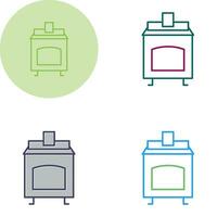 Coal Furnace Vector Icon