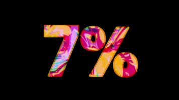 Percent diagram showing with abstract colorful animated, percentage diagrams ,ready to use for sale, promotion, web design, user interface UI or infographic. video