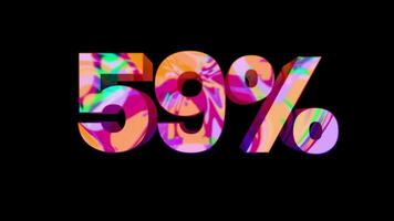 3d procent av animerad. procentsats 3d siffra handla redo till använda sig av för rabatt bearbeta, försäljning, befordran, webb design, användare gränssnitt ui eller infographic video