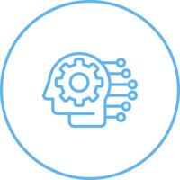 Machine Learning Vector Icon