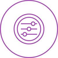 Settings Sliders Vector Icon