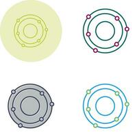 Atomic Structure Vector Icon
