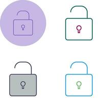 Open Lock Vector Icon