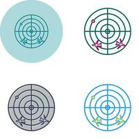 Radar Screen Vector Icon