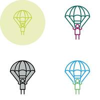 Parachuter Vector Icon