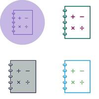 icono de vector de matemáticas